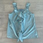 Simply Vera, Vera Wang Simply Vera Vera Wang Sleeveless Blue Blouse Medium Photo 1