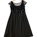 VINTAGE 90s DRESSBARN Black Dress Size 12 Photo 0