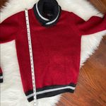Y2K Red & Black Fitted Ski Sweater Size Junior’s Large by The Slope Photo 4