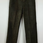 J. McLaughlin Pants Women's 6 Olive Green Corduroy Straight Leg Trousers Classic Photo 0