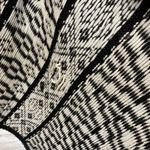 W by Worth Womens PS Cardigan Sweater Wool Blend Open Front Aztec Black & White Size undefined Photo 7