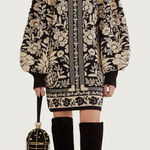 Farm Rio | Pineapple Garden mini sweater dress size large Photo 0