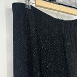 Onyx Nite  By Wendye Chaitin Black Shimmer Pants Pull On Wide Leg Evening Sz 18 Photo 2