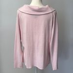 Soft Pink Cowl Neck Sweater Mean Girl Barbie Vintage NWT Long Sleeves Size XL Photo 2