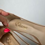 Eliana for Magnifique Shoes Beige Mesh Kitten Heel Pumps Size 37 Made in Italy Tan Size 7 Photo 5