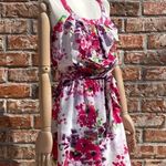 EXPRESS COPY -  floral mini dress with a ruffled neck / XS / Excellent condition Photo 8