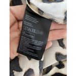 H&M HM Women's Leopard Animal Print Blouse Size 4 Career Short Sleeve Mob Punk Jers Photo 5