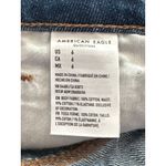 American Eagle  Comfort Stretch Waistband‎ Mom Short Destroyed Denim Size 6 Photo 6