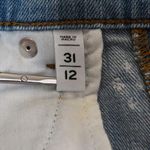 Loft Womens 12/31 Frayed Hem Stitch Pattern Jean Shorts Photo 8