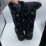 UGG  Bailey Bow II Black Suede Tall Boots size 10 Photo 2
