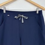 FIGS ‎ Technical Collection Scrub Joggers Pants Womens Small Navy w Drawstring Photo 1