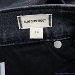 Madewell NEW Slim Demi-Boot Jeans in Hayford Wash, 26 Photo 13