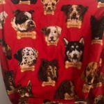 Nick & Nora Dog Milk Bone Belted Shortie Robe Red Sz. S Dog Lovers Favorite Photo 4