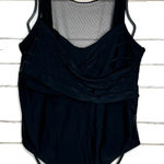 Adore Me Black One Piece Swimsuit Mesh High Neck Size 3X Photo 0