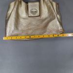 KATE‎ SPADE Gold Pebbled Leather Bexley Stevie Satchel Shoulder Bag Turn Lock Photo 12