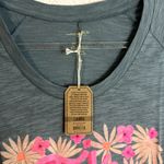 Natural Life  Take It Easy Graphic Long Sleeve Boho Tee Womens Size Large NWT Photo 2