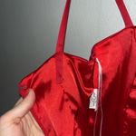 Gunne Sax [Jessica McClintock for ] Ruffle Hem Red Holiday Dress- Size 1 Photo 7