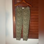 Free People  Leopard Print Skinny Jeans We The Free Size 28 Photo 2