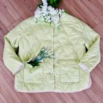 Lime Green Quilted Jacket Size L Photo 1