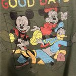 Disney  Mickey and Friends  green
"Good Days" sweatshirt size medium Photo 1