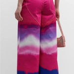 NWT AREA Embellished Ombré Wide Photo 1