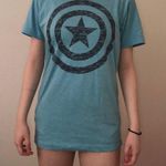 Marvel blue captain america  shirt Photo 0