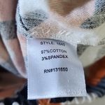 36.5 36 Point 5 Off Shoulder Orange Camouflage Crop Top Photo 10