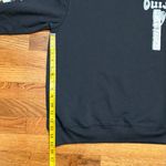 Ouija Women’s Medium Charcoal Gray Long Sleeve Crewneck Sweatshirt Cozy Goth New Photo 2