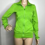 Nike Green Full Zip Long Sleeve Athletic Jacket Photo 7