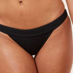 ANDIE NWT  Swim Size Medium‎ Black BANDED CHEEKY RIB BOTTOM Neutral Classic Photo 0