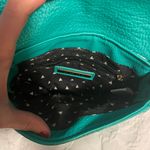 Teal Leather Purse Multiple Photo 1