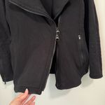 Athleta  Moto Double Zipper Jacket Black Size 1x Photo 6