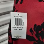 B Darlin B. Darlin Dress Junior Size 9/10 Black Red Velvet Sleeveless Cocktail Party Prom Photo 4