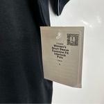 NWT Lands End Black Short Sleeve Feminine Fit Interlock Polo Shirt Size Large Photo 5