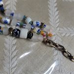 Free People - Ă—ARDEN JEWELRY Shaker Shakra Beaded Necklace In White /blue Photo 8