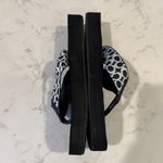 Coach  Jessalyn Signature Monogram Black Flip Flops Sandals thick sole Y2K preppy Photo 7