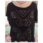 Forever 21  - Black Embellished Top Photo 1
