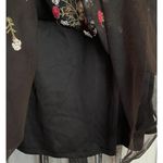 My Michelle VTG  Skirt Sz LG Embroidered Fairy Grunge Whimsigoth Balletcore Mesh Photo 3