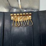 Vivienne Westwood  Black Leather Orb Key Holder Wallet Made in Italy Photo 4