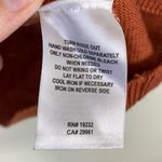 Vintage Orange Paisley Floral Mockneck Sweater Orange Size M Photo 8