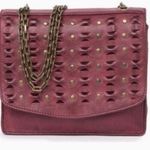 Frye leather Studded Shoulder Bag Red Photo 3