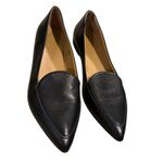 Everlane modern point flats Blk Leather 10.5 business casual dress shoes classy Photo 2