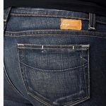 Paige Maternity size 32L 32 long Westbourne blue jeans under belly flare NWT Photo 4