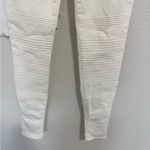 J Brand Rare Willow Blanc Super Skinny White Moto Jeans Size 27 Midrise Photo 4