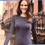 Cuddl Duds  Long Sleeve Crew Warm Layers Thumbholes Flexfit Sz L NWT Blue Black Photo 0