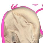 Victoria's Secret Victoria Secret Bikini Top Pink and Snakeskin sz Lg *No inserts* Photo 2