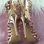 Liliana gold gladiator heels Size 5 1/2 Photo 7