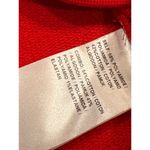 Tibi  Midi Red Open Back terry Sweatshirt Dress small Photo 7