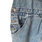 Levi's Levi’s Apron Women's Light Blue Denim Drawstring Overalls size Xl Photo 6