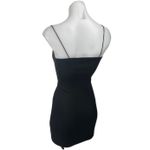 ZARA  Black Rib Knit Sleeveless Cami Camisole Mini Bodycon Tank Sweater Dress S Photo 1